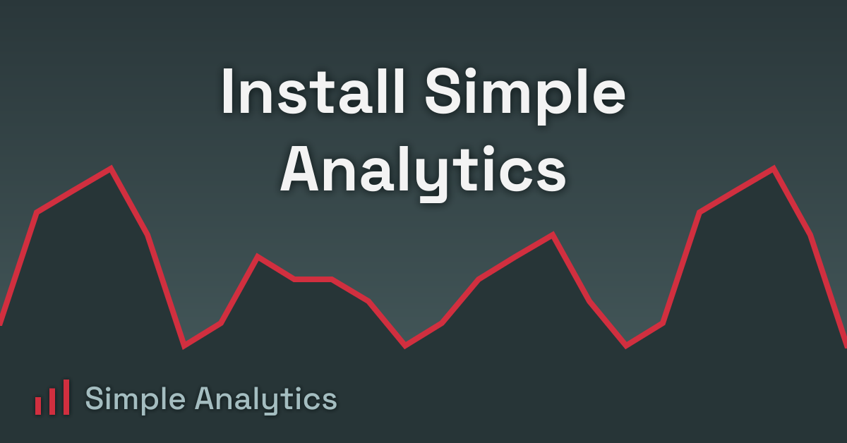 Install Simple Analytics